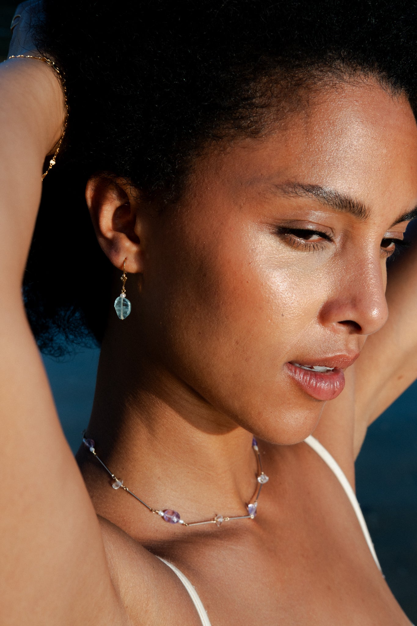 Azure Amethyst Necklace