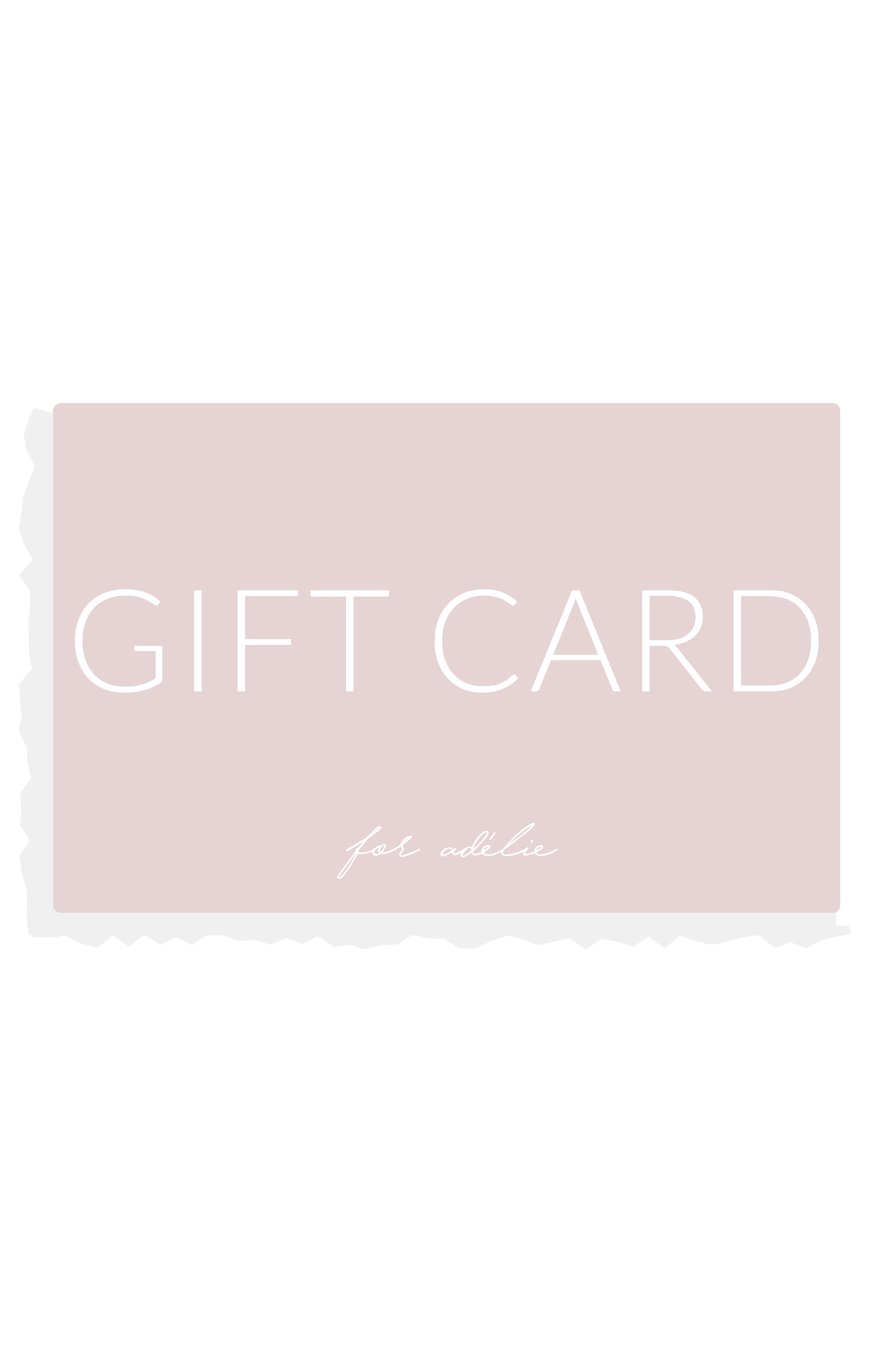 E-gift card
