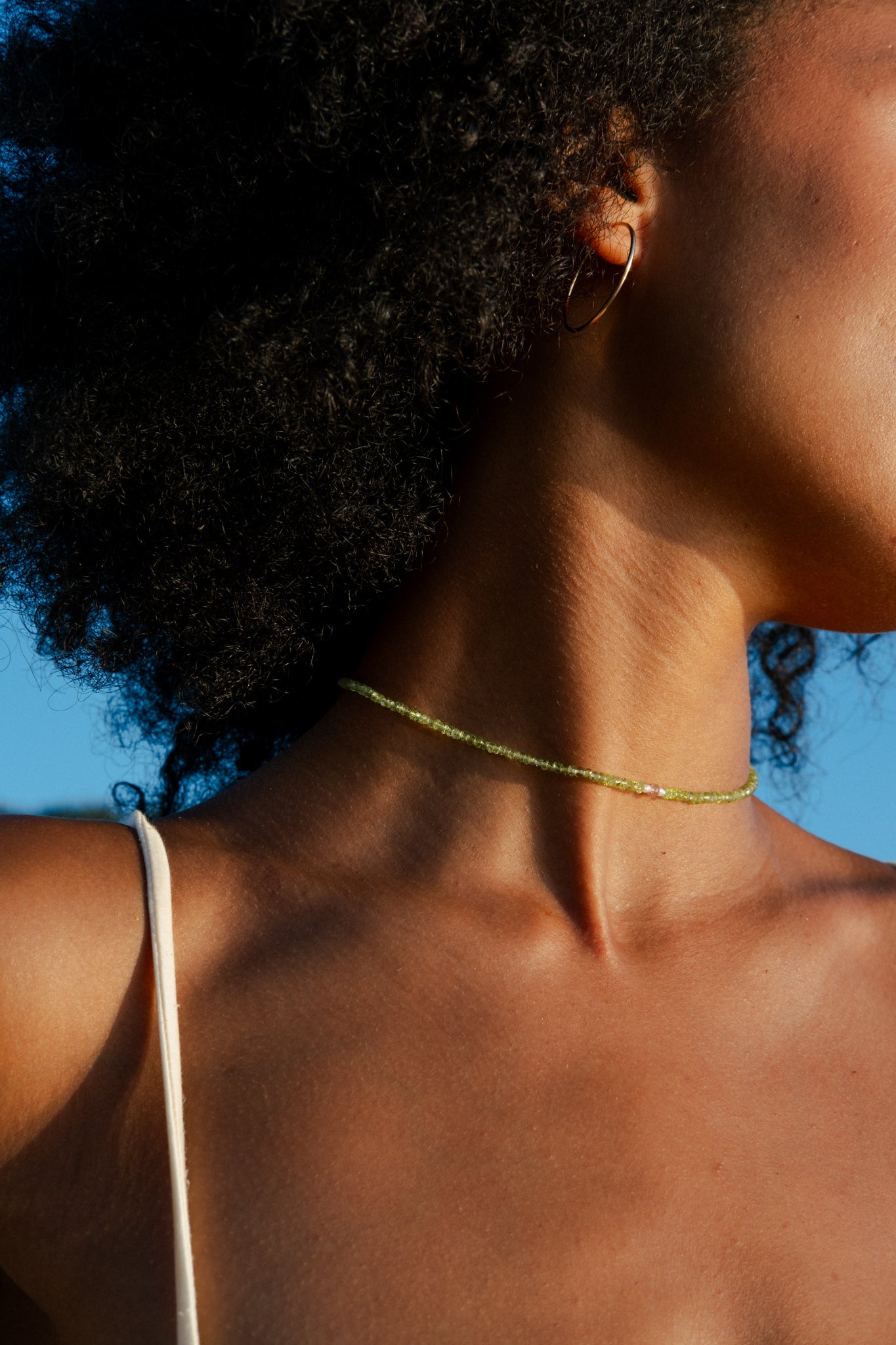 Raspberry Matcha Choker