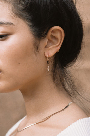 Moodswing & Balance Olive Hoops Set