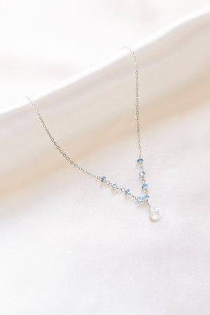 Zoé Moon Necklace Silver