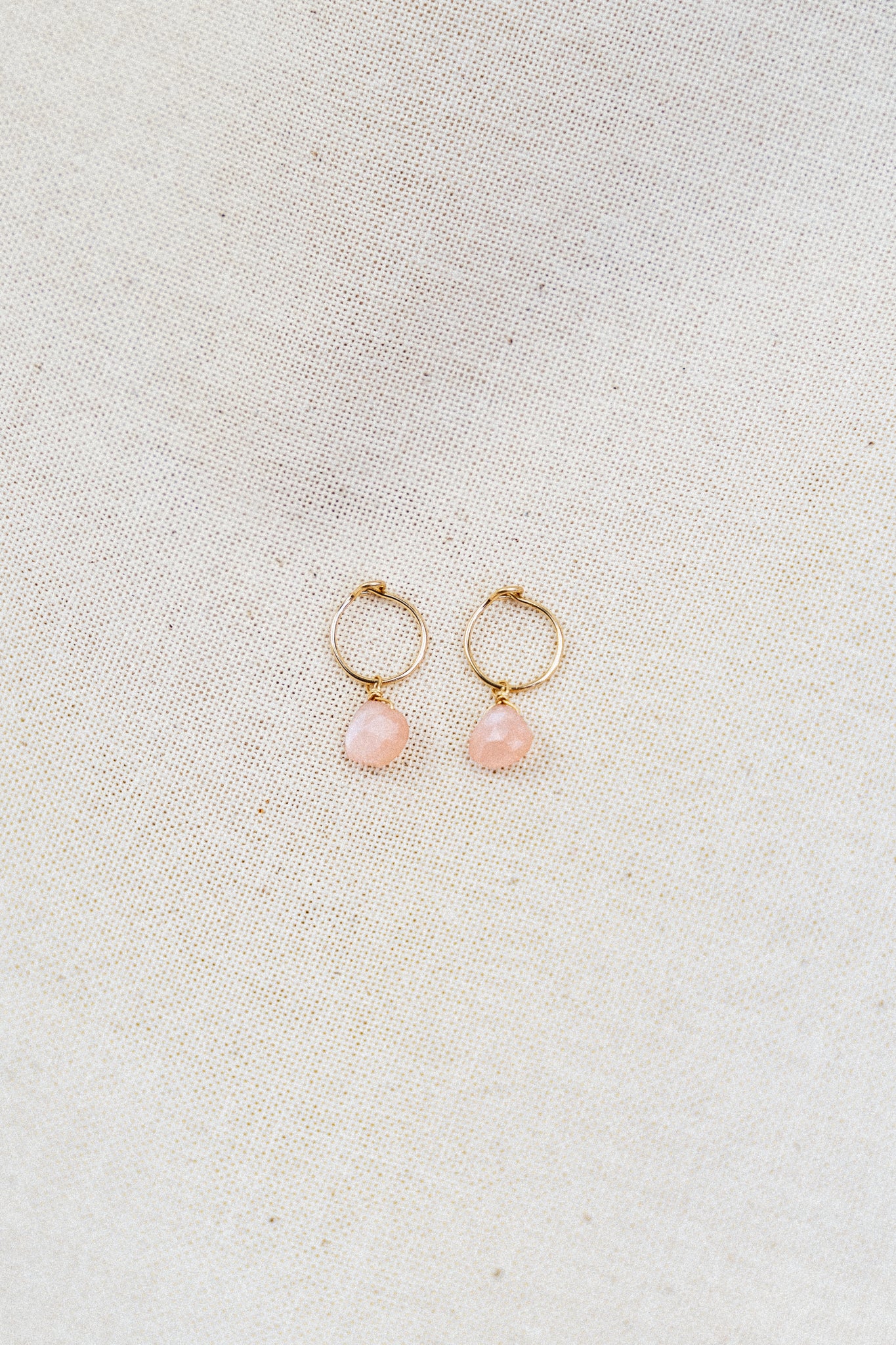 Baby Peach Hoops